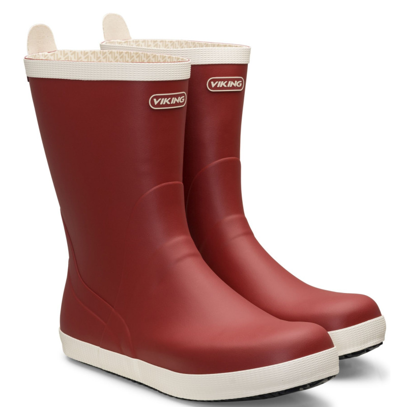Viking Footwear Seilas, gumové holínky, červené