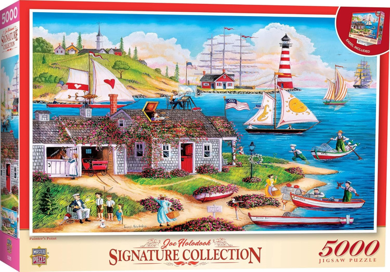 Puzzle MasterPieces 5000 dílků Malířovo stanoviště