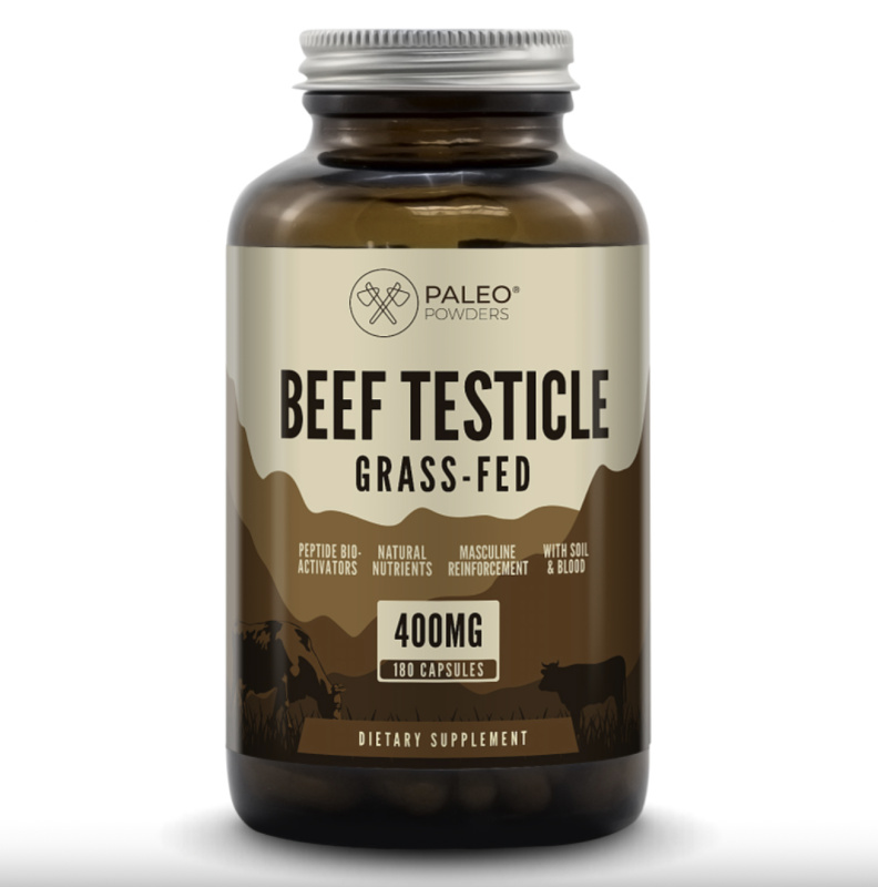 Hovězí varlata (grass- fed) - 180 kapslí (Paleo Powders)