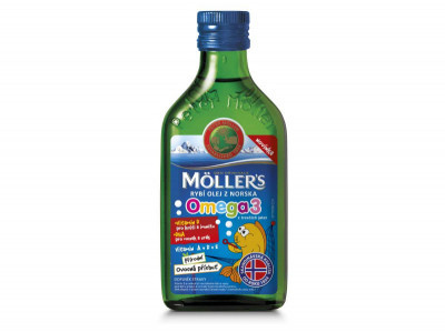 Mollers Omega 3 Ovocná příchuť 250ml