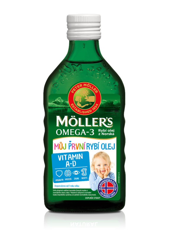 Mollers Omega 3 Můj první rybí olej 250ml