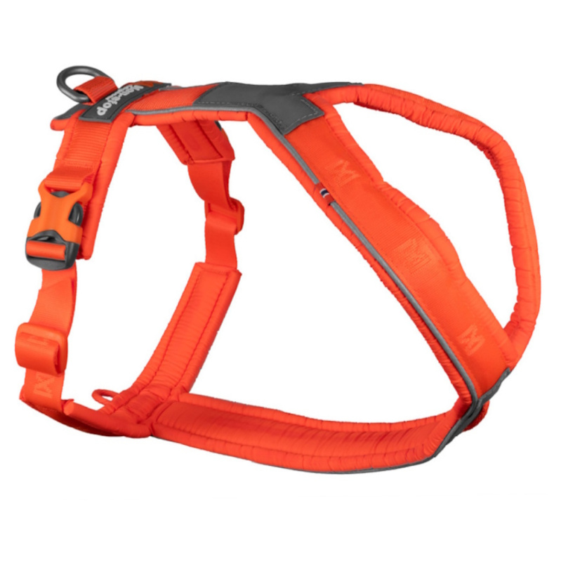 NON-STOP Dogwear Line 5.0 postroj pro psy oranžový, Velikost postroje: 5