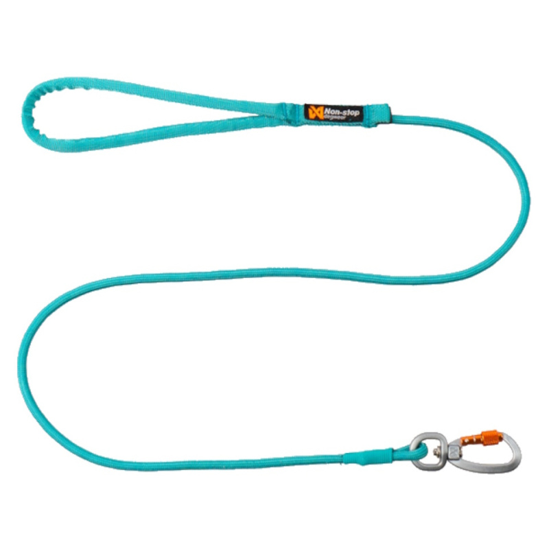 NON-STOP Dogwear Trekking rope leash teal vodítko pro psy 2 m, Tloušťka vodítka (mm): 8