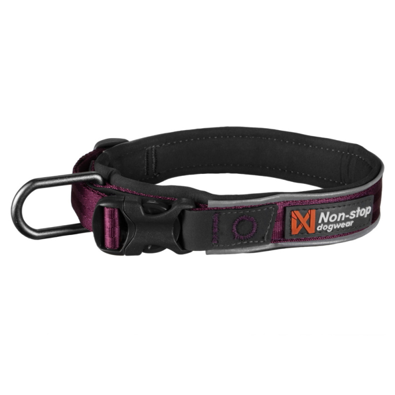 NON-STOP Dogwear Roam obojek pro psy fialový 1 ks, Velikost: S