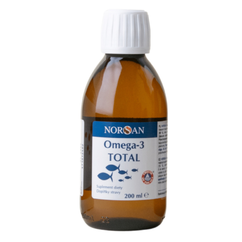 Norsan Omega-3 Total Olej citronová příchuť 200ml