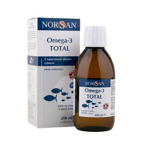 NORSAN Omega-3 Total s přírodní příchutí 200ml
