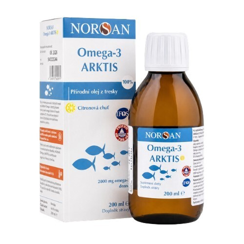 Norsan Omega-3 Arktis Olej citron.příchuť 200ml