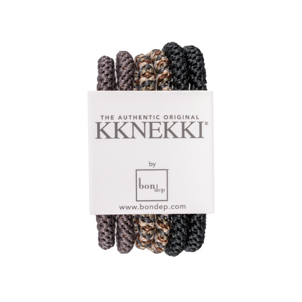 KKNEKKI Slim Bundle 4 set tenkých gumiček do vlasů 1 ks