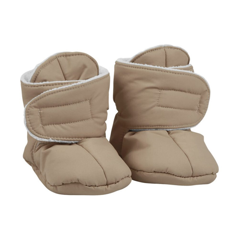 Voksi Baby Booties dark sand light grey 0-1 let
