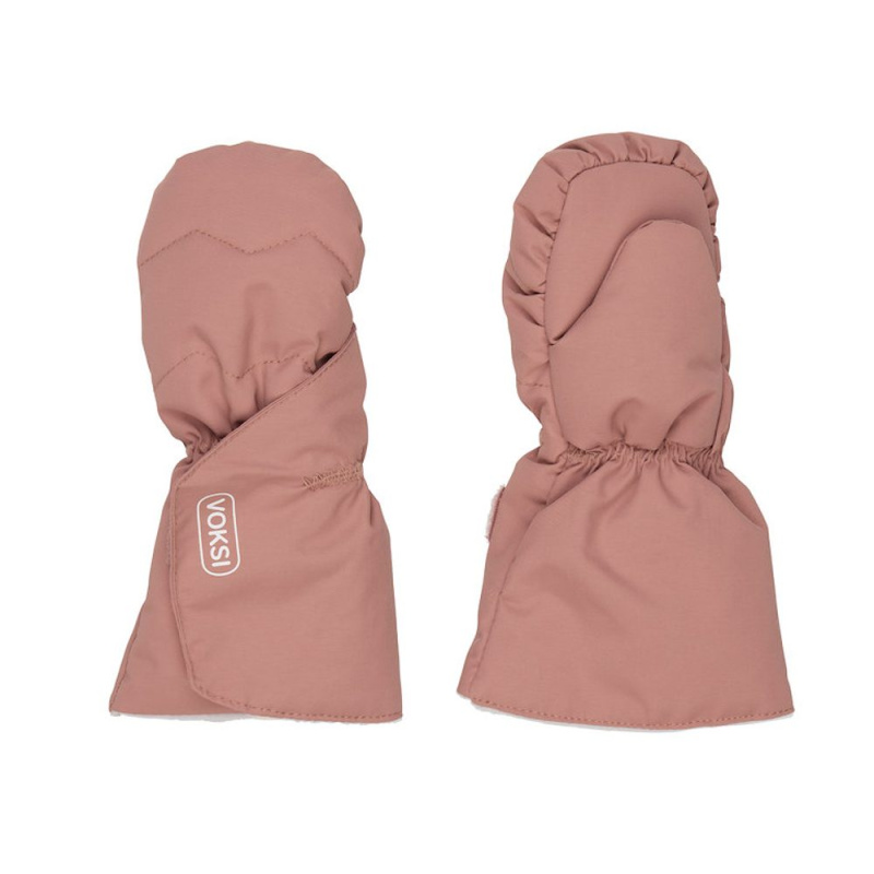 Voksi dětské rukavice blush pink / light grey 0-1r