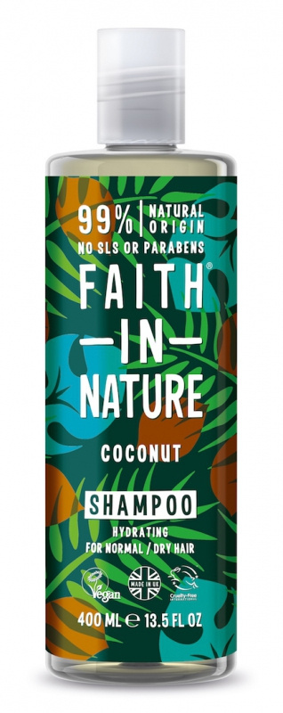 Faith in Nature přírodní šampon kokos, 400ml