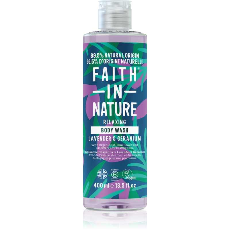 Faith in Nature přírodní sprchový gel Levandule, 400ml