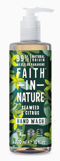 Faith in Nature antibakteriální tekuté mýdlo Mořská řasa&Citrus, 400ml