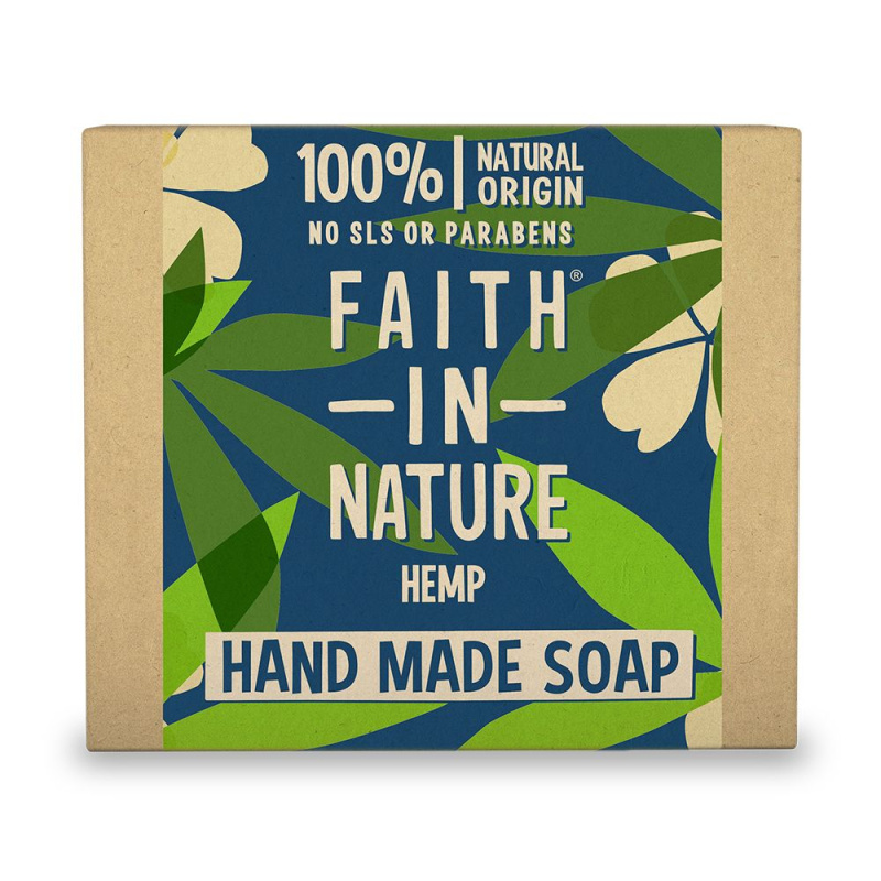 Faith in Nature rostlinné tuhé mýdlo s citronovou trávou, 100 g