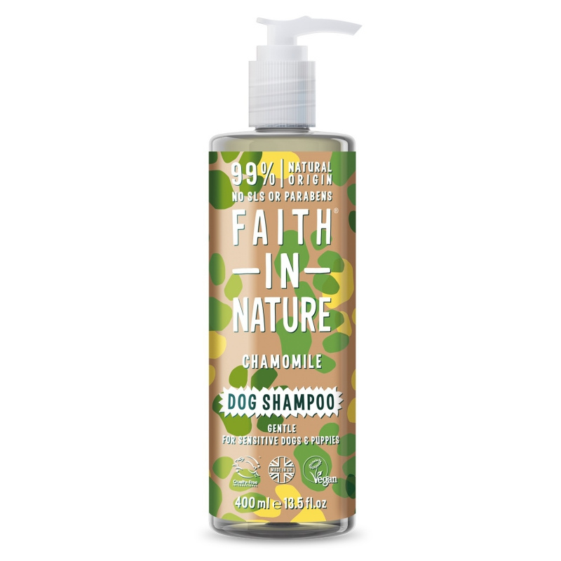 Faith in Nature heřmánkový šampon pro citlivé a malé psy, 400ml