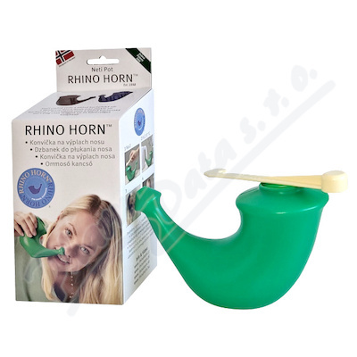 RHINO HORN Konvička na výplach nosu, zelená