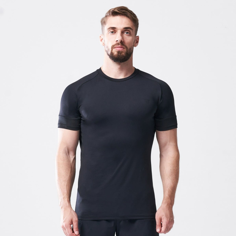 SQUATWOLF Tričko Vented Run Tee Black