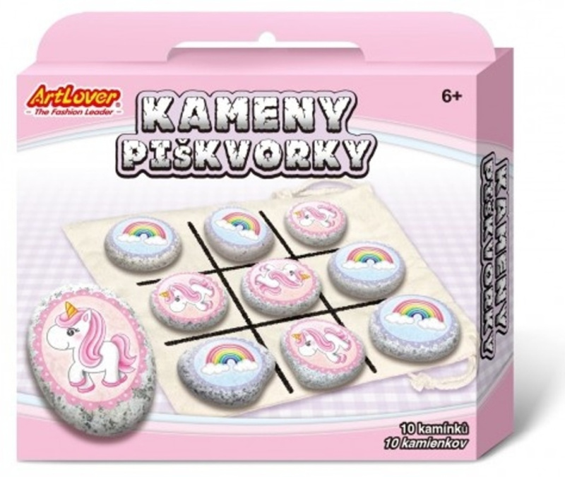 Kameny/piškvorky: Jednorožci - hra z kategorie Klasické hry