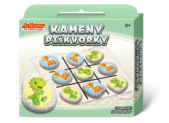 Kameny Dinosauři kreativní sada v krabičce