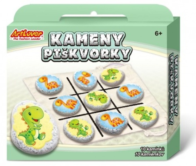 Kameny Dinosauři kreativní sada v krabičce