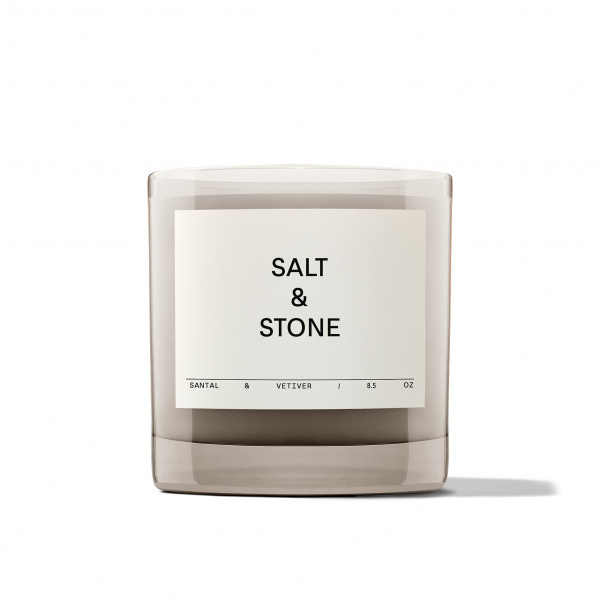 Salt & Stone Candle Santal & Vetiver parfémová svíčka 240 g