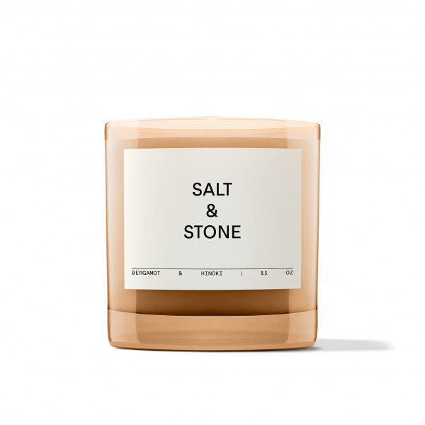 Salt & Stone Candle Bergamot & Hinoki parfémová svíčka 240 g