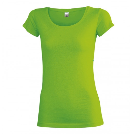 Dámské tričko, kulatý výstřih, KR, vel. L, flashgreen
