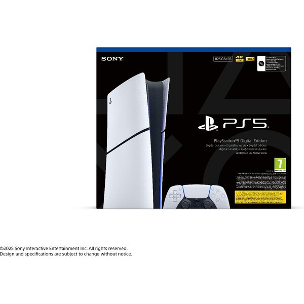 PlayStation 5 Slim Digital Edition 825GB Bílá