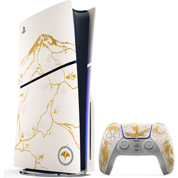 PlayStation 5 Slim Ghost of Yotei Limited Edition Bílá