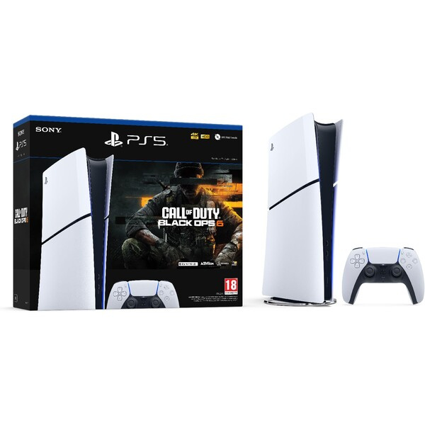 PlayStation 5 Digital Edition + Call of Duty: Black Ops 6 Bílá