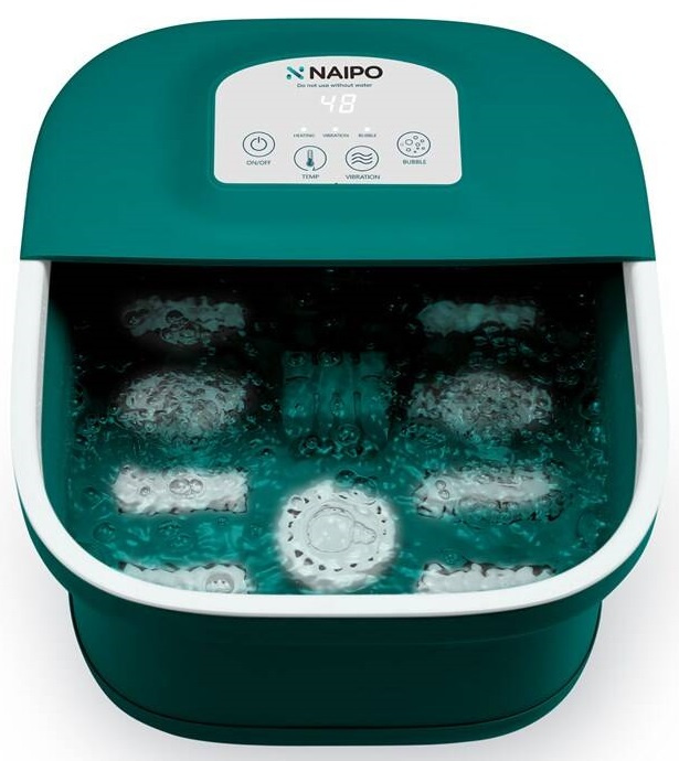Masážní přístroj NAIPO NPFT-SPA01 / 500 W / 35–48 °C / zelená Varianta: ivi1