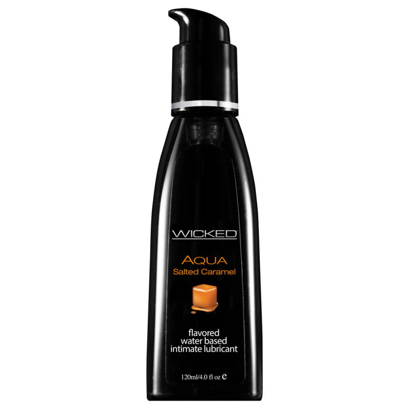 Wicked Aqua Salted Caramel jedlý lubrikační gel 120 ml