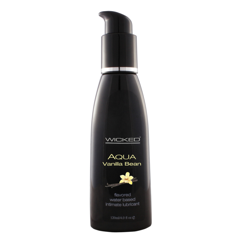 Wicked Aqua Vanilka jedlý lubrikační gel 120 ml