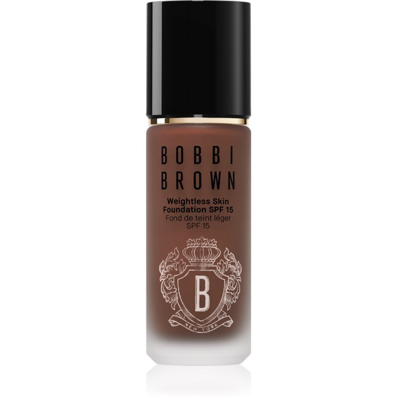 Bobbi Brown Weightless Skin Foundation SPF 15 dlouhotrvající make-up s hydratačním účinkem odstín Cool Espresso 30 ml
