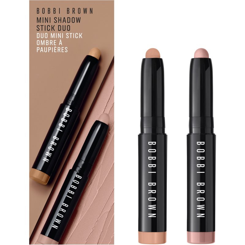 Bobbi Brown Promotional Flex Sets Mini Long-wear Cream Shadow Stick Duo​ dárková sada na oční okolí odstín Toast/Antique Rose​