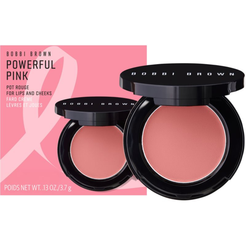 Bobbi Brown Powerful Pink Pot Rouge matná krémová tvářenka odstín Powder Pink 3.7 g