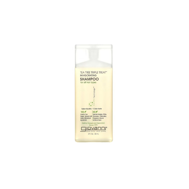 Giovanni Tea Tree Shampoo - Čistící Obsah: 60 ml