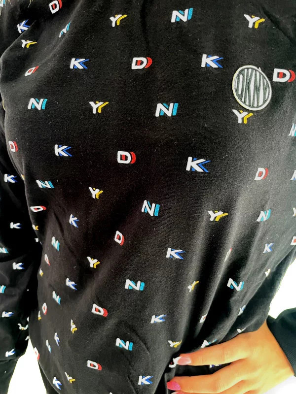 Dámské pyžamo YI2922590 černá - DKNY  černá XS