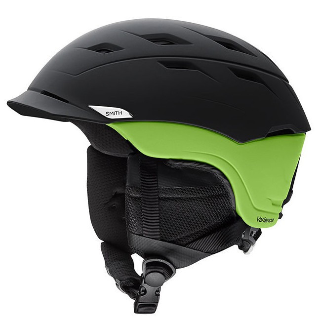 Lyžařská helma Smith Variance, černá/zelená