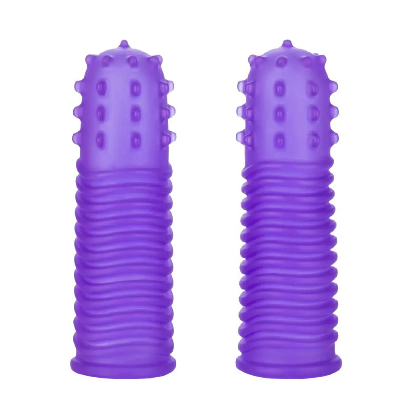 California Exotics Intimate Play Finger Tingler fialové