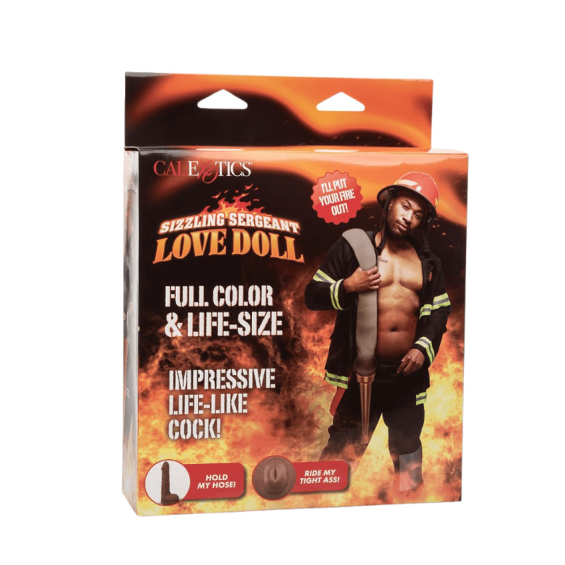 California Exotics Sizzling Sergeant Love Doll nafukovací muž s pevným penisem