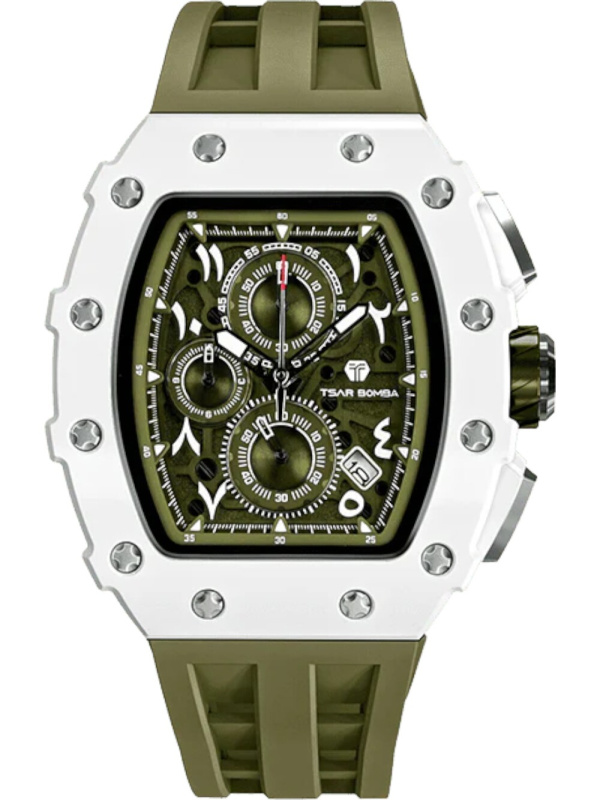 Tsar Bomba TB8204QA-03 Elemental Bioceramic Chronograph 43mm 5ATM