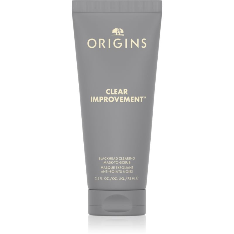 Origins Clear Improvement® Blackhead Clearing Mask-To-Scrub maska na čištění pórů proti černým tečkám 75 ml