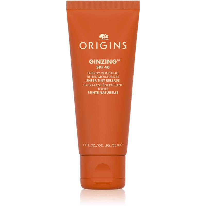 Origins GinZing™ Energy-Boosting Tinted Moisturizer denní krém s revitalizačním účinkem SPF 40 odstín 1 50 ml
