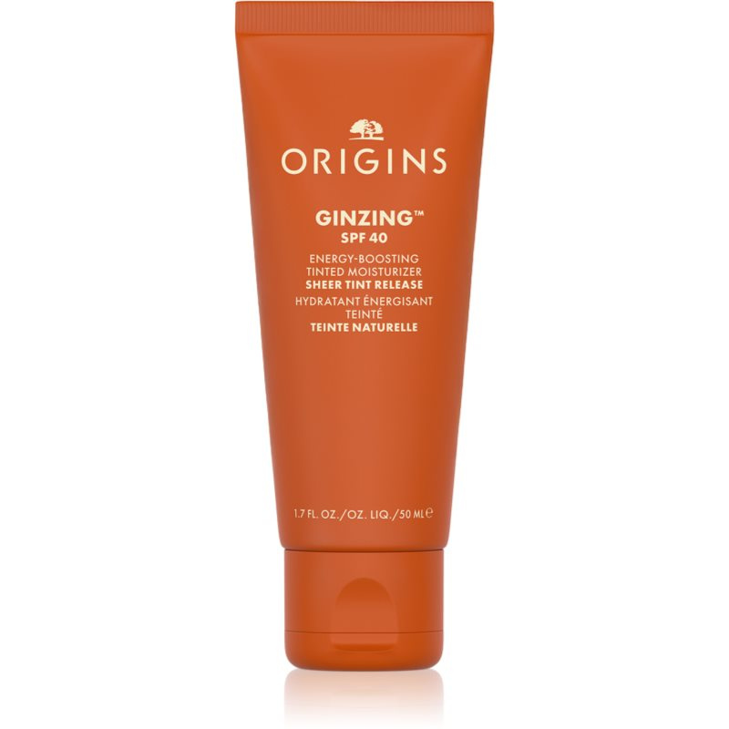Origins GinZing™ Energy-Boosting Tinted Moisturizer denní krém s revitalizačním účinkem SPF 40 odstín 4 50 ml