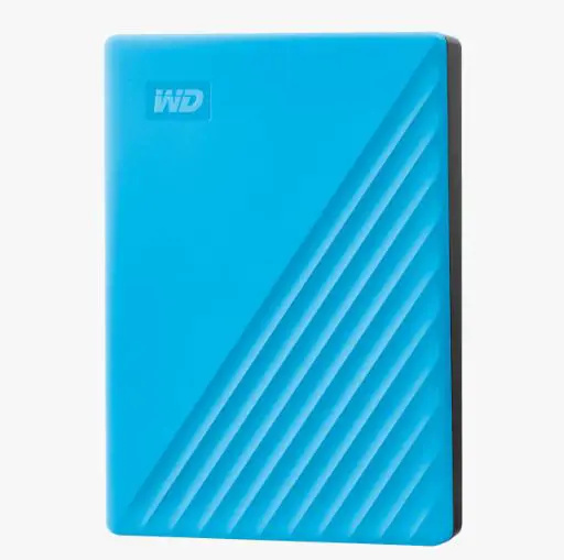 WD My Passport portable 4TB USB3.0 Modrý 2,5" externí disk WDBPKJ0040BBL-WESN Modrá