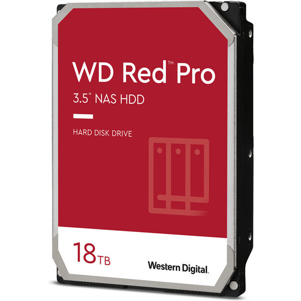 WD Red Pro (KFGX) 3,5"  18TB WD181KFGX