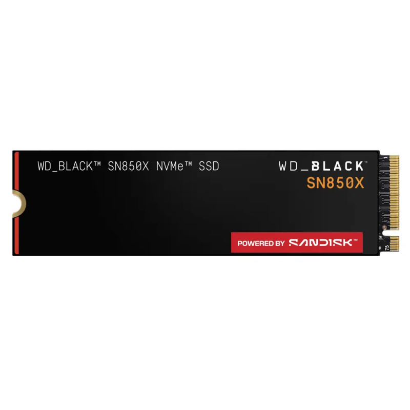 WD BLACK SN850X NVMe M.2 PCIe Gen4 SSD 4TB WDS400T2X0E