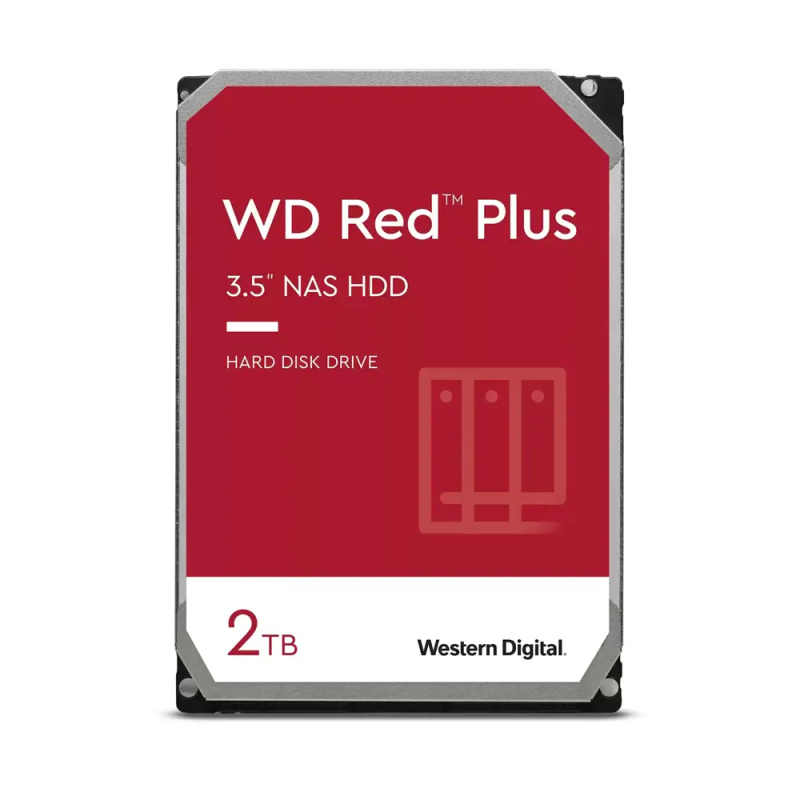 WD RED PLUS NAS WD20EFPX 2TB SATA/600 64MB cache 175 MB/s CMR