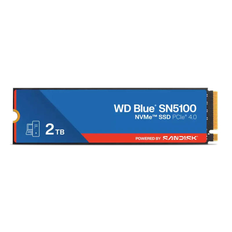 WD Blue SN5100 POWERED BY SANDISK/2TB/SSD/M.2 NVMe/Modrá/5R
